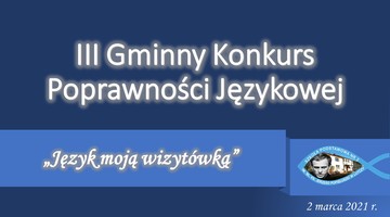 III Gminny Konkurs Poprawności Językowej